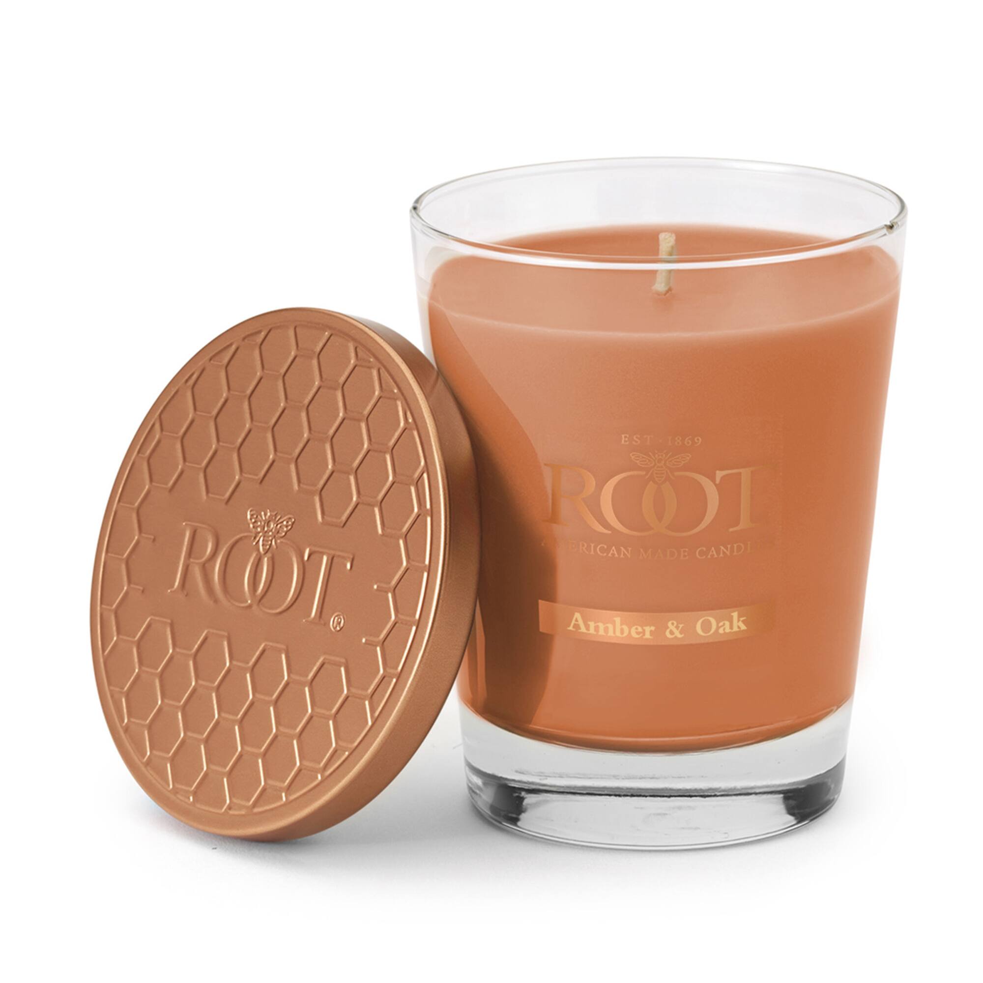 Root Candles 10.5oz. Large Scented Honeycomb Veriglass Jar Candle